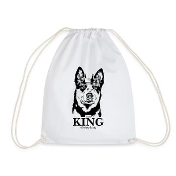 Australian Cattle Dog King of everything Wilsigns - Turnbeutel - Weiß - Vorne