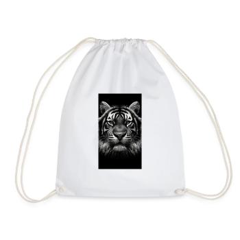 Tigre majestueux - Tigre impérial - Sac de sport léger - blanc - Devant