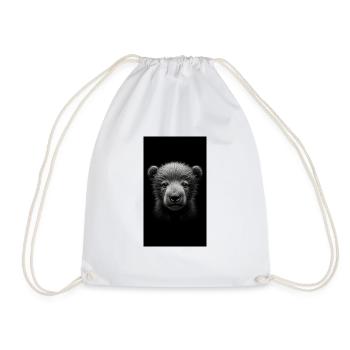 Baby Bär Neugeborenes - Bébé Ours Nouveau-né - Sac de sport léger - blanc - Devant