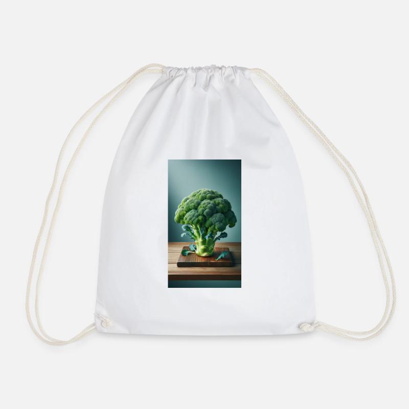Brocoli - Sac de sport léger - blanc