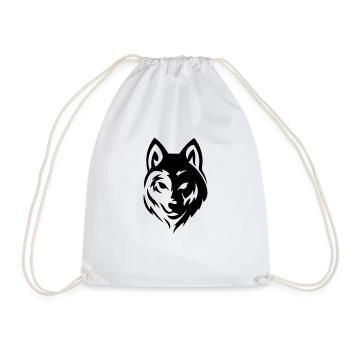 Wolf - Turnbeutel - Weiß - Vorne