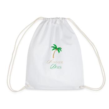 Summer Vibes - Drawstring Bag - white - Front