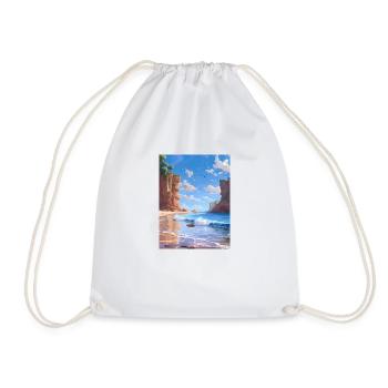 Coast - Drawstring Bag - white - Front