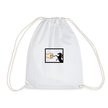 Équitation cadeau équestre · un ami - Sac de sport léger - blanc - Devant