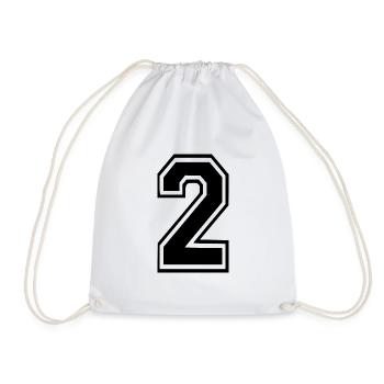2 - Sac de sport léger - blanc - Devant