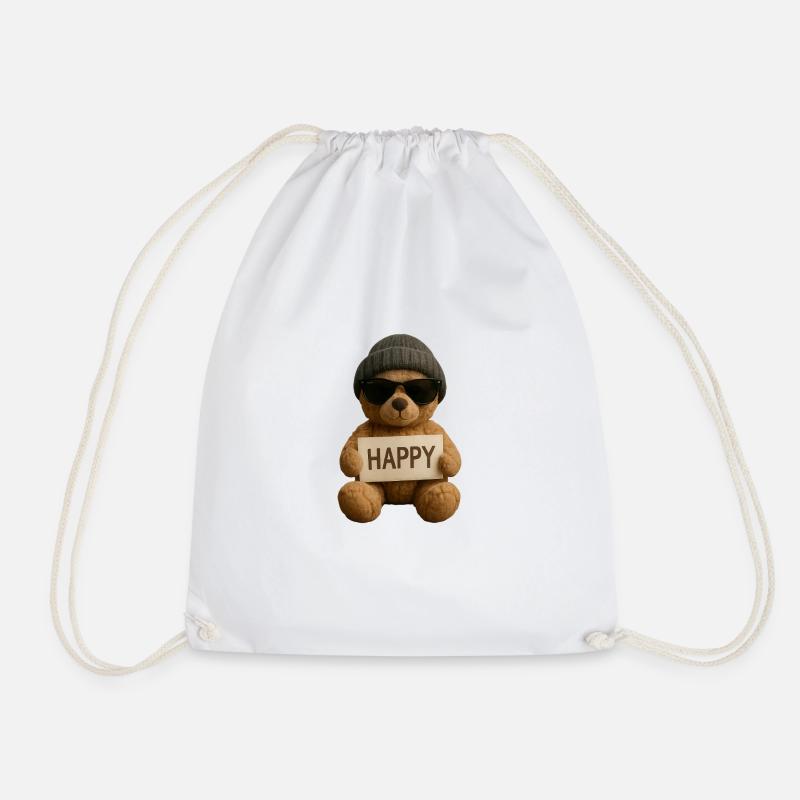 TEDDY3 - Turnbeutel - Weiß