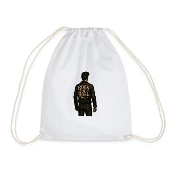 Rock'n Roll vintage - Sac de sport léger - blanc - Devant