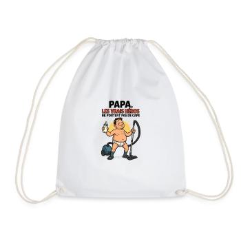 papa de cape - Sac de sport léger - blanc - Devant