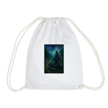 The Spirit of Himachal - Drawstring Bag - white - Front