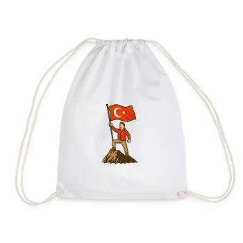 türkiye - Turnbeutel - Weiß - Vorne