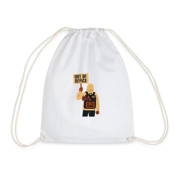 Out of Office, sur la démo. - Sac de sport léger - blanc - Devant