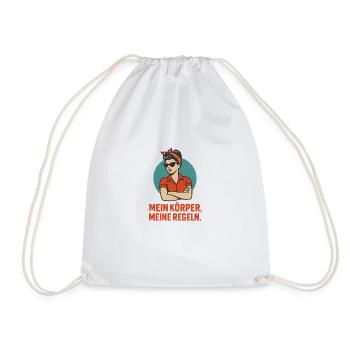 Mon corps, mes règles. - Sac de sport léger - blanc - Devant