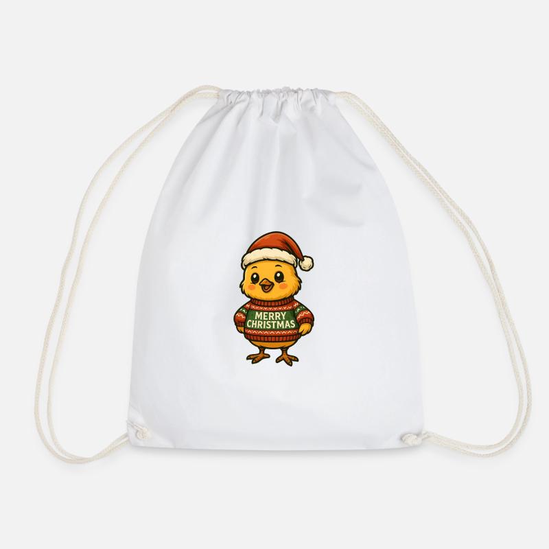 KUeKEN Christmas - Drawstring Bag - white