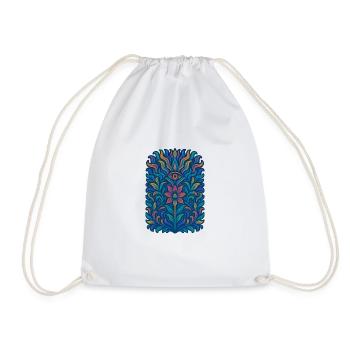 Motif Inca - Sac de sport léger - blanc - Devant