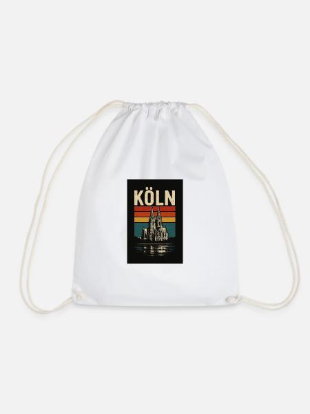 Köln - Turnbeutel - Weiß
