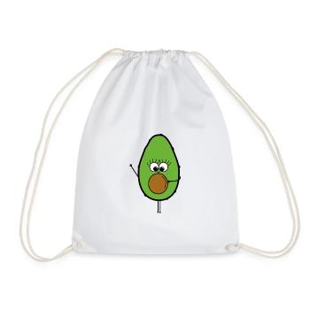 Avocado - Drawstring Bag - white - Front