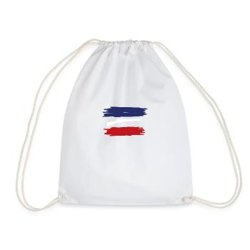 Fusil MAS 36 Drapeau - Armes - Sac de sport léger - blanc - Devant