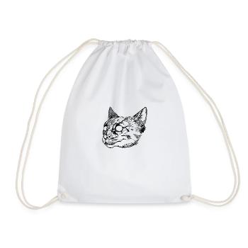 Wildcat - Drawstring Bag - white - Front