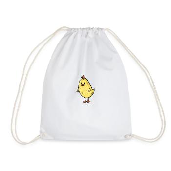 illustration de Pâques poussin jaune par - Sac de sport léger - blanc - Devant