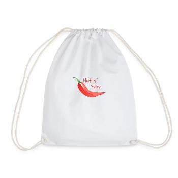 Hot n Spicy - Drawstring Bag - white - Front