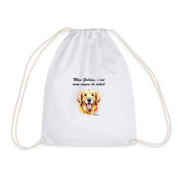 Golden rayon de soleil - Sac de sport léger - blanc - Devant