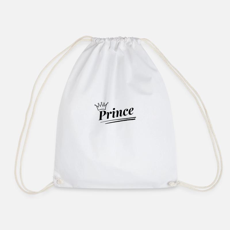 Prince - Drawstring Bag - white