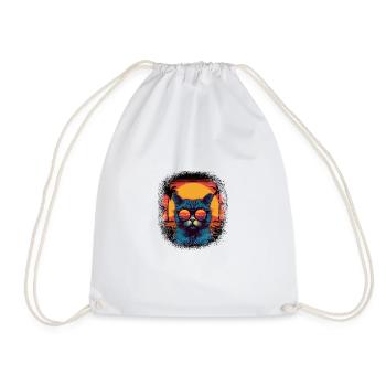 birthday present idea humor persian avocados joke - Drawstring Bag - white - Front