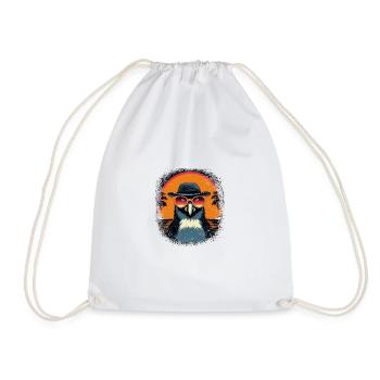 cute north pole christmas gift gentoo penguin - Turnbeutel - Weiß - Vorne