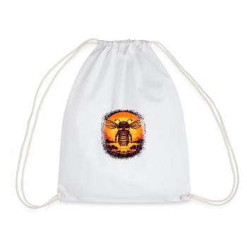 abeille chuchoteur bourdon dictons d’abeilles citation insecte - Sac de sport léger - blanc - Devant