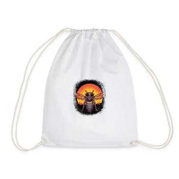 Happy Quote Bee Kind Bee Breeder Beeswax Awesome - Drawstring Bag - white - Front