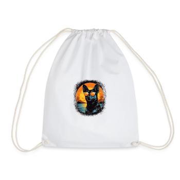 Dog Friendly Animal Rights DogWalking Beagle Love - Sac de sport léger - blanc - Devant