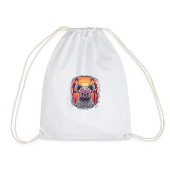 Down Under Adorable Noël Australie Australie - Sac de sport léger - blanc - Devant