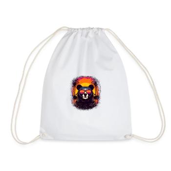 funny polar bear coati birthday present jokes - Turnbeutel - Weiß - Vorne