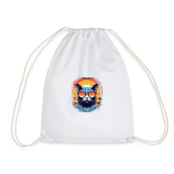 Déclaration Les chats présentent des dictons amusants Avocats - Sac de sport léger - blanc - Devant