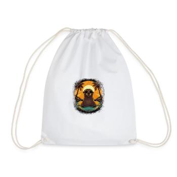 Drôles de dictons Otter Animal Lover Lover Concept Présent - Sac de sport léger - blanc - Devant