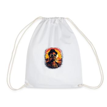 joke pirate birthday quote present idea cook - Turnbeutel - Weiß - Vorne