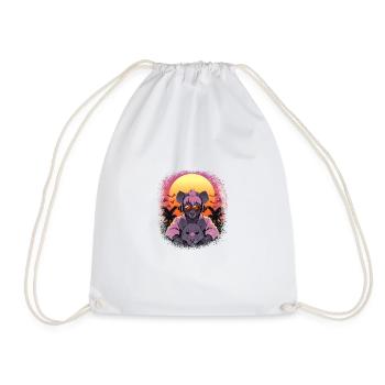 blagues citation drôle coati cool animal ice bear - Sac de sport léger - blanc - Devant