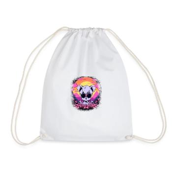 dictons zoo animal jeu de mots cadeau idée présent idée geek - Sac de sport léger - blanc - Devant