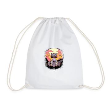 Fashion Nature Conservation Statement Down Under - Drawstring Bag - white - Front