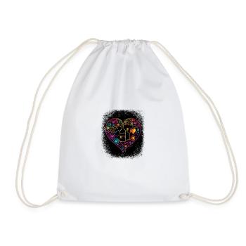sexuality statement jokes cool fun social justice - Drawstring Bag - white - Front