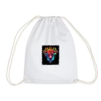 Désarmement Mouvement de la Paix Hippie Cool - Sac de sport léger - blanc - Devant