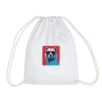 cool bible quote bible verse bday baby gift - Drawstring Bag - white - Front