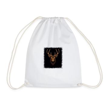 adorable reindeer winter funny quote gift idea - Turnbeutel - Weiß - Vorne