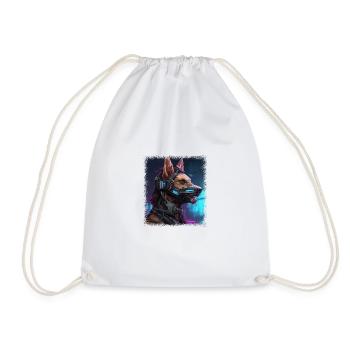 Beagle Gifts Jokes Dog Love Beagle Daddy - Drawstring Bag - white - Front