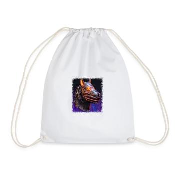 birthday beagle love beagle dogs beagle dad - Drawstring Bag - white - Front