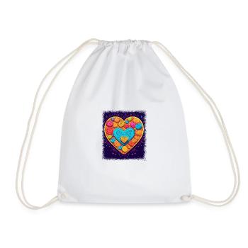 Symbole de la paix cool paix globale des années 60 blague fun bday - Sac de sport léger - blanc - Devant