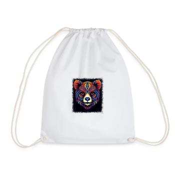 Ice Bear présente Koala Geek Panda Coati Animal - Sac de sport léger - blanc - Devant