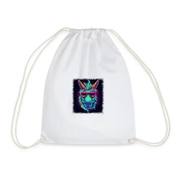 animal drôle citation idée cadeau dabbing cool - Sac de sport léger - blanc - Devant