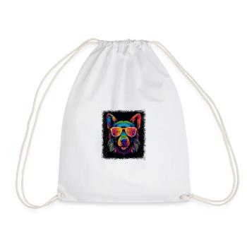 Beagle Gifts Joke Dog Lover Love Geek Dog Breed - Drawstring Bag - white - Front