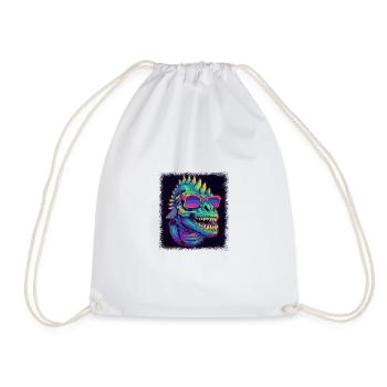 jokes childrens quote fun birthday present idea - Drawstring Bag - white - Front